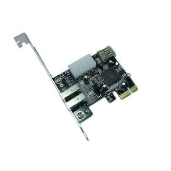 Контролер ESTILLO Estillo карта 1394AV 2 port 1394 FireWire PCI-ex Host Adapter за настолен компютър
