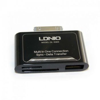 Четец за флаш карти Кард рийдър +USB порт LDNIO DL-P303