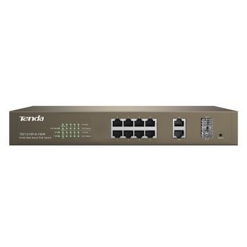 Мрежов суич SWITCH TENDA TEF1210P 8P POE