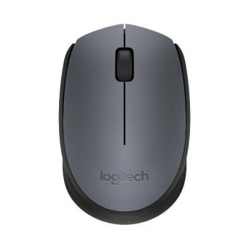 Безжична оптична мишка LOGITECH M170, Сива, USB