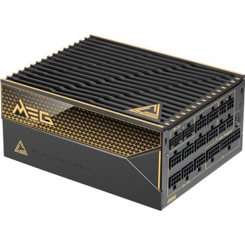 Захранване MSI MEG Ai1600T PCIE5 Power Supply 1600W, 80 PLUS Titanium, Dual PCIe 5.1 Cables, ATX 3.1...