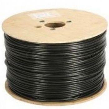 Кабел FTP Cat5e+2C 305m/drum черен