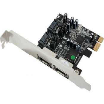 Платка eSATA и SATA PCIe Adapter Card