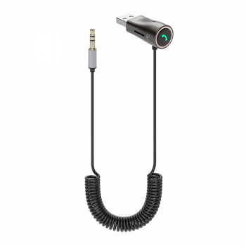 Bluetooth аудио приемник Earldom ET-M65, 3.5mm, Micro SD, Черен –