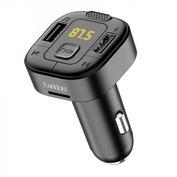 FM Трансмитер Earldom ET-M76, Bluetooth, USB, Micro SD, 2.4A, Черен – 