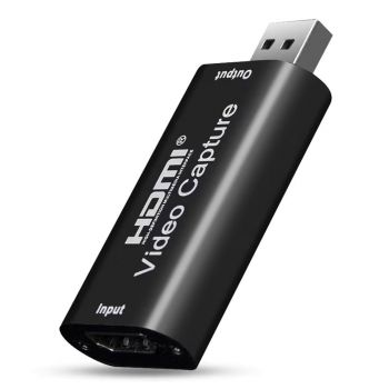 Външна кепчър карта DeTech, USH177, USB - HDMI, HD 1080P - 17852