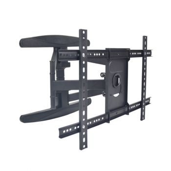 TV Wall Mount, No Brand, with Swivel, Up to 75", Black - 17935