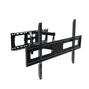 TV Wall Mount, No Brand, with Swivel, Up to 70", Black - 17937
