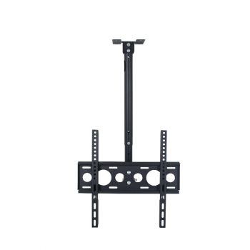 TV Ceiling Mount, No Brand, Fixed, Up to 58", Black - 17945