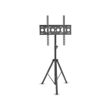 TV Floor Stand, No Brand, Fixed, Up to 55", Black - 17951