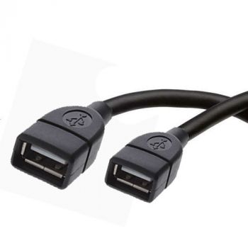 Кабел USB F/ USB F High Quality 1.5m.DeTech