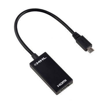 Кабел Адаптер MHL (micro USB ) към HDMI 15см