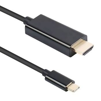 Кабел DeTech, USB-C – DP, 1.8m, 4K, 60Hz, Black - 18396