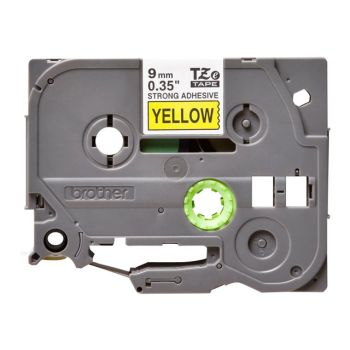 Консуматив за принтер BROTHER P-Touch TZE-S621 black on yellow 9mm extra gluey TZES621