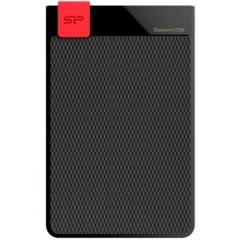 Външен хард диск SILICON POWER Diamond D30 2TB 2.5” USB 3.1 черен