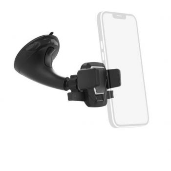 Стойка за мобилен телефон Hama Easy Snap, За кола, Вендуза, Универсална