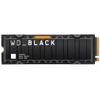 SSD WD Black 1TB SN850X NVMe SSD Supremely Fast PCIe Gen4 x4 M.2 with heatsink internal single-packed WDS100T2XHE-00BCA0