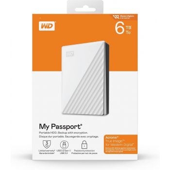 Външен хард диск Western Digital My Passport, 6TB, 2.5&quot;