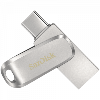USB Флаш памет SanDisk Ultra Dual Drive Luxe USB Type-C 128GB - 150MB/s, USB 3.1 Gen 1