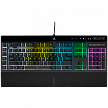 Геймърска клавиатура CORSAIR Wired, USB