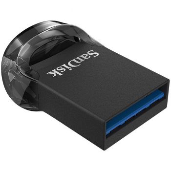 USB Флаш памет SanDisk Ultra Fit 512GB, USB 3.1 - Small Form Factor Plug & Stay Hi-Speed USB Drive