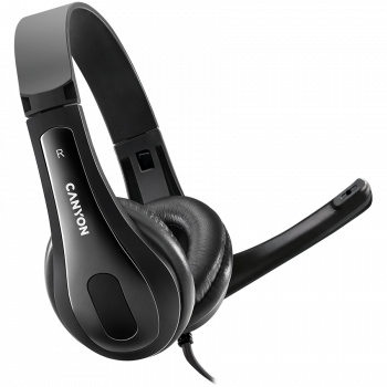 Слушалки CANYON CHSU-1 basic PC headset with microphone