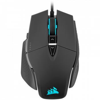 Геймърска мишка CORSAIR M65 RGB ULTRA Gaming Mouse, Backlit RGB LED, Optical, Silver ALU, Black