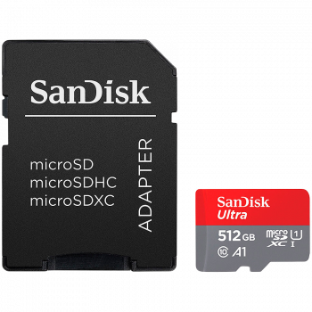 Карта памет SanDisk Ultra microSDXC 256GB + SD Adapter