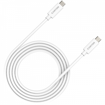 Кабел CANYON USB-C Cable, 2 m, Бял