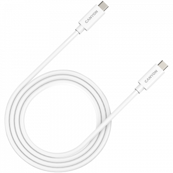 Кабел CANYON USB-C Cable, 1 m, Бял