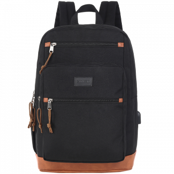 Чанта CANYON Laptop backpack for 15.6", 15.6", Лаптоп<br/>MacBook, Черен
