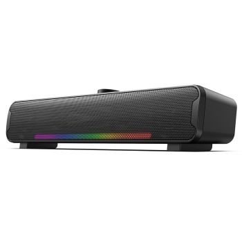 Тонколона Onikuma L16, 2x5W, Bluetooth, USB, RGB, Black - 22218