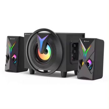 Speakers Kisonli TM-1000U, Bluetooth, USB, AUX, SD, FM, 8W+2x4W, Black 
