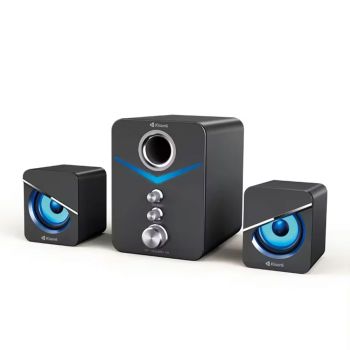 Speakers Kisonli U-3100, AUX, 3W+2x2W, Black 