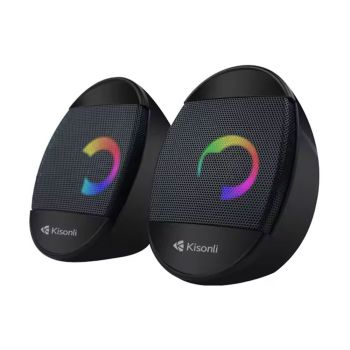 Speakers Kisonli L-7070, AUX, 2x3W, Black 
