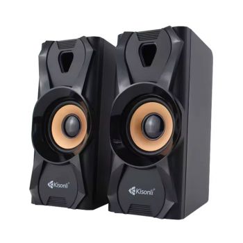 Speakers Kisonli U-9003, AUX, 2x3W, Black 