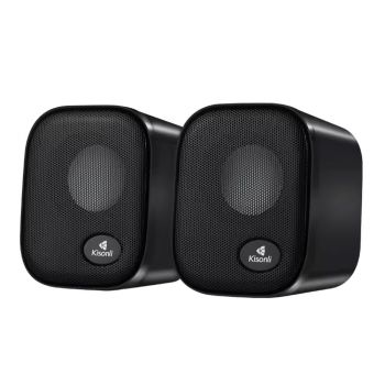 Speakers Kisonli KS-10, AUX, 2x3W, Black 