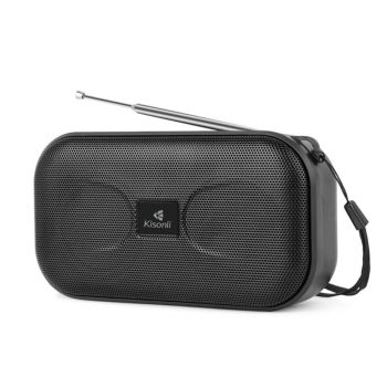 Speaker Kisonli SC-01, Bluetooth, FM, AUX, Black 