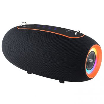 Тонколона Kisonli К8, Bluetooth, USB, SD, AUX, RGB, Black - 22296