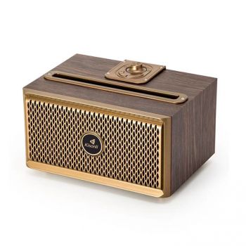 Тонколона Kisonli G1, Bluetooth, USB, SD, AUX, FM, Brown - 22309