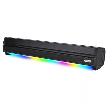 Тонколона Kisonli LED-802, Bluetooth, USB, SD, RGB, AUX, FM, Black - 22314