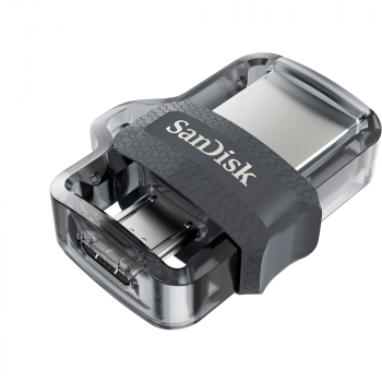 USB памет SanDisk Ultra Dual Drive m3.0, 64GB, Черен OTG