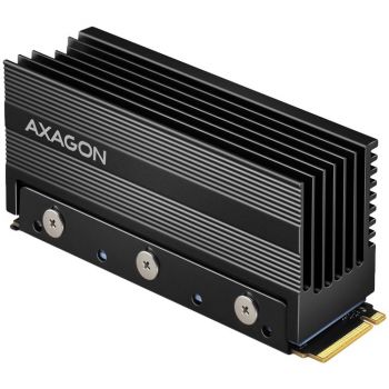 Адаптер Axagon Passive aluminum heatsink for single-sided and double-sided M.2 SSD disks