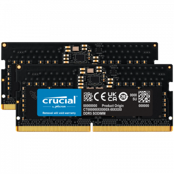 Памет за лаптоп Crucial 32GB Kit (2x16GB) DDR5-5600 SODIMM CL46 (16Gbit)