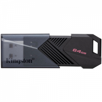 USB Флаш памет KINGSTON 64 GB, USB 3.2 Gen 1, 10 Gbps, Черен