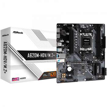 Дънна платка ASROCK MB A620 AM5 2 x DDR5 1 x HDMI 1 x DisplayPort 2 x M.2 4 x SATA3 Micro ATX
