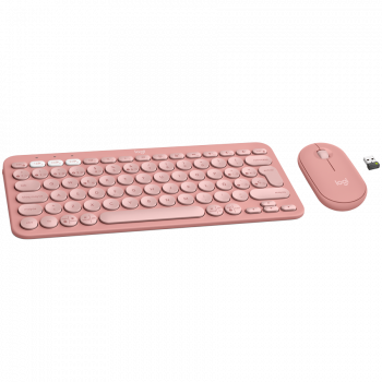 Клавиатура LOGITECH Pebble 2 Bluetooth Keyboard Combo - TONAL ROSE - US INT'L