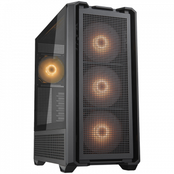 Кутия за компютър COUGAR GAMING COUGAR | MX600 Black | PC Case | Mid Tower / Mesh Front Panel / 3 x ...