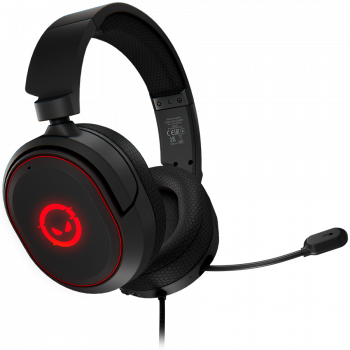 Геймърски слушалки LORGAR Kaya 460, USB Gaming headset with microphone, CM108B, RGB backlight, Plug&Play, USB-A connection cable 2m, fabric ear pads, size: 192*184.7*88mm, 0.329kg, black
