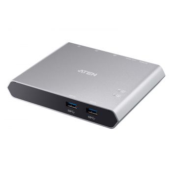 KVM превключвател, ATEN US3310, 2-портов, 4K, HDMI, USB-C